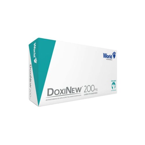 Antibiotico Doxinew World 200mg com 14 comprimidos Antibiotico Doxinew World 200mg com 14 comprimidos