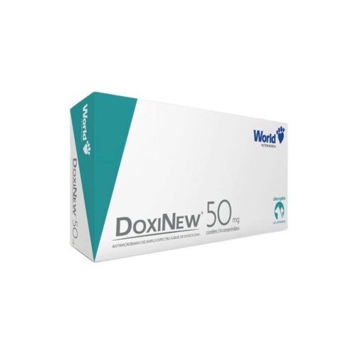 Antibiotico Doxinew World 50mg com 14 comprimidos Antibiotico Doxinew World 50mg com 14 comprimidos