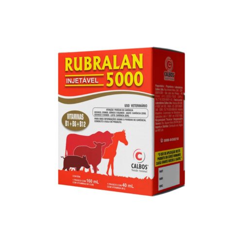 Rubralan 5000 Injetavel 200mL Rubralan 5000 Injetavel 200mL