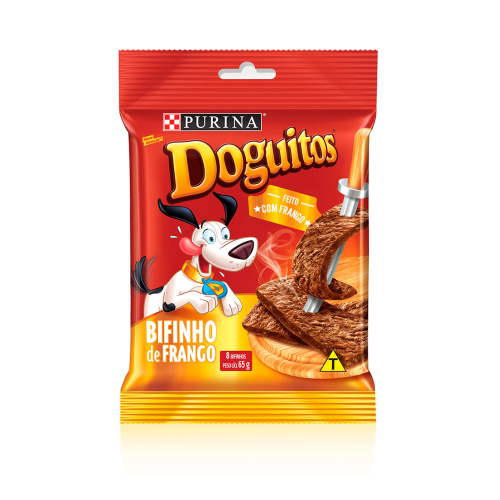 Petisco Bifinho de Frango Doguitos 65g