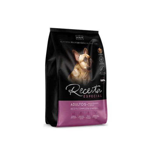 Ração Receita Especial Cães Adultos Raças Pequenas e Medias 10.1Kg
