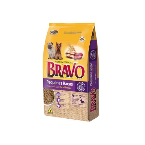 Ração Bravo Cães Adultos Raças Pequenas 10.1Kg Ração Bravo Cães Adultos Raças Pequenas 10.1Kg