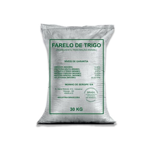 Farelo de Trigo Moinho Sergipe 30Kg