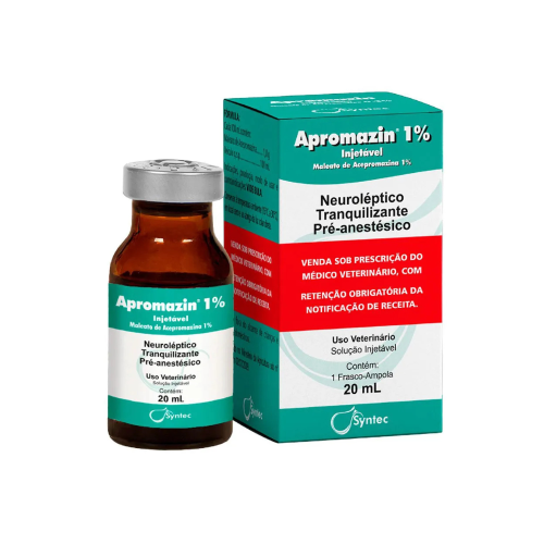 Apromazin 1% Injetavel 20mL Apromazin 1% Injetavel 20mL