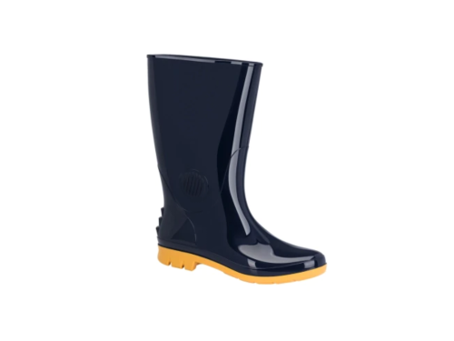 Bota de Borracha Pega Forte Solado Amarelo