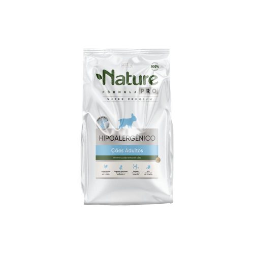 Ração Seca Alinutri Nature Fórmula Pro Hipoalergênico para Cães Adultos Pacote 2Kg