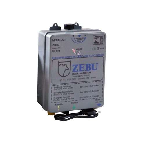 Eletrificador de Cerca Zebu 2TT3 Automático Bivolt 1,3 Joules