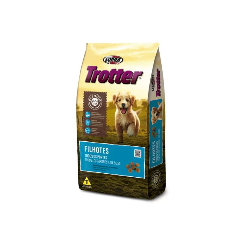 Ração Premium Trotter Cães Filhotes Todos os Portes 20kg