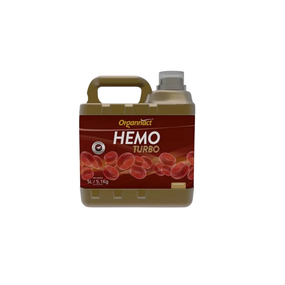 Hemoturbo Equinos Organnact 5 Litros Hemoturbo Equinos Organnact 5 Litros