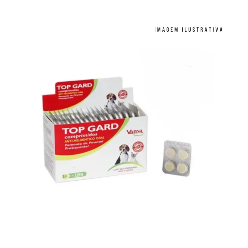 Vermifugo Top Gard Blister 660Mg