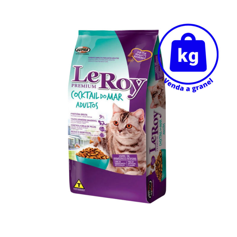 Ração Leroy Gatos Adultos Cocktail do Mar a GRANEL