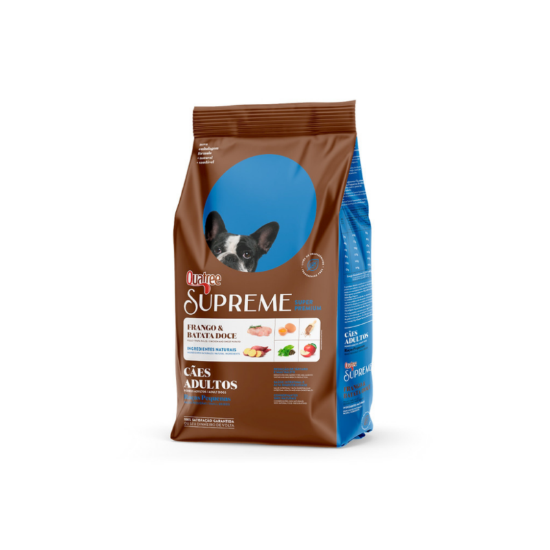 Ração Quatree Supreme Cães Adultos Raças Pequenas 1Kg