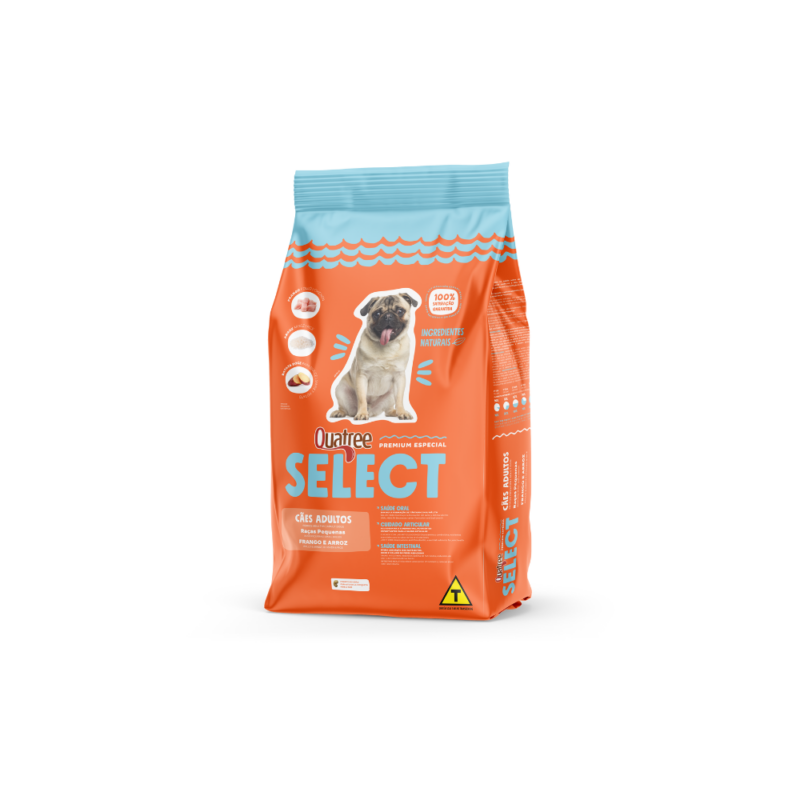 Ração Quatree Select Cães Adultos Raças Pequenas 15Kg