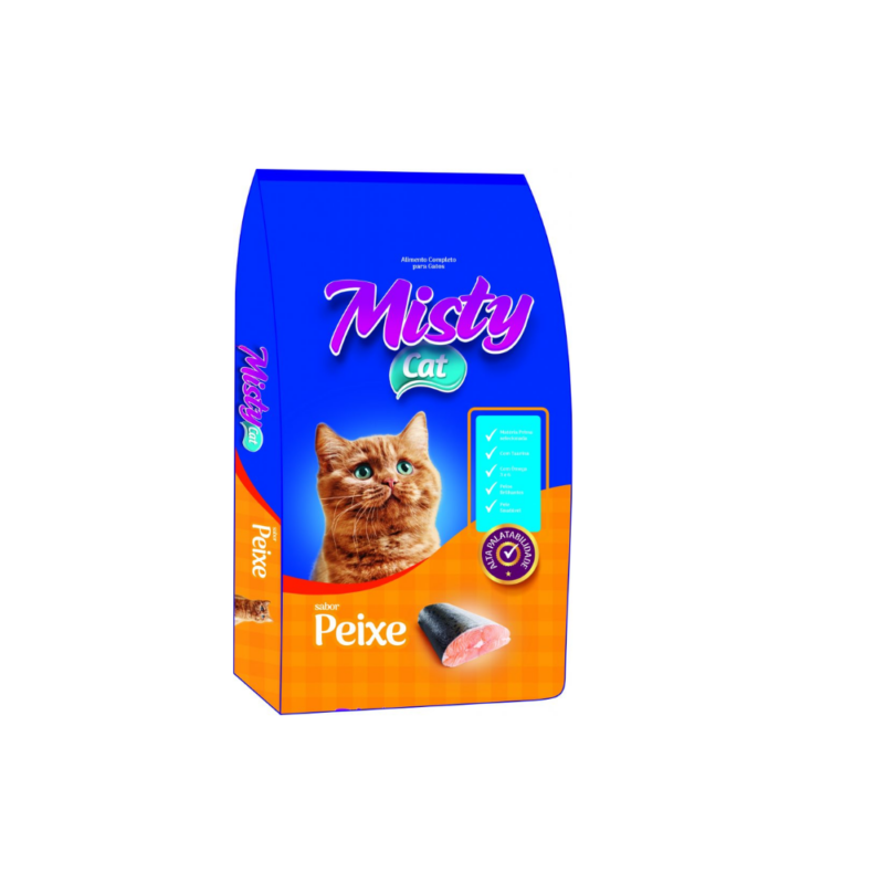 Ração Misty Cat Peixe 25 Kg