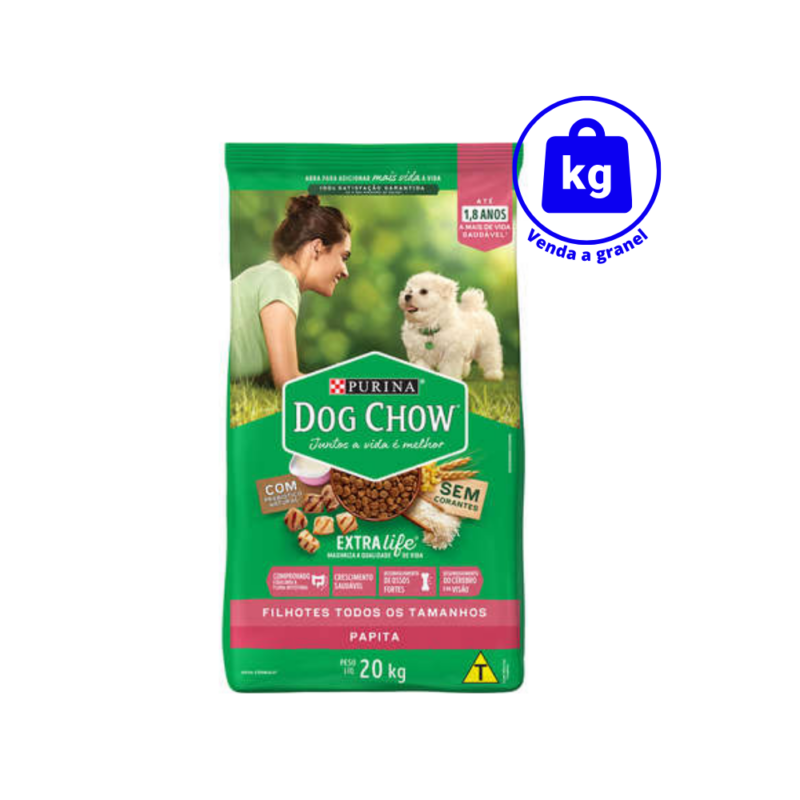 Ração Dog Chow Papita Cães Filhotes a GRANEL