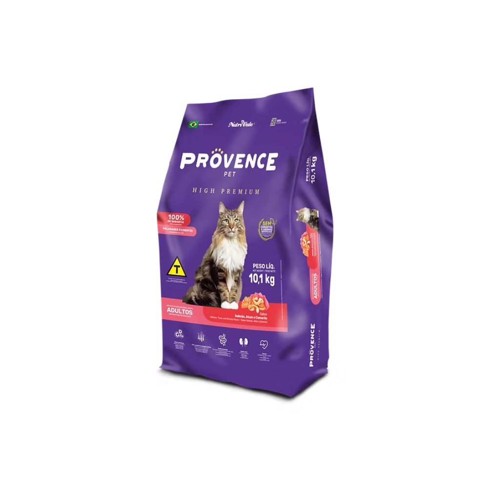 Racao Provence Gatos Adultos Salmao Atum e Camarao 10,1Kg Racao Provence Gatos Adultos Salmao Atum e Camarao 10,1Kg