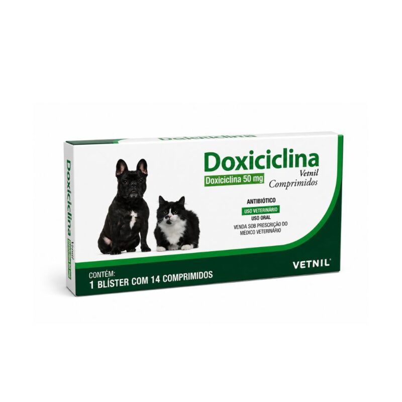 Doxiciclina Vetnil 50Mg com 14 comprimidos Doxiciclina Vetnil 50Mg com 14 comprimidos
