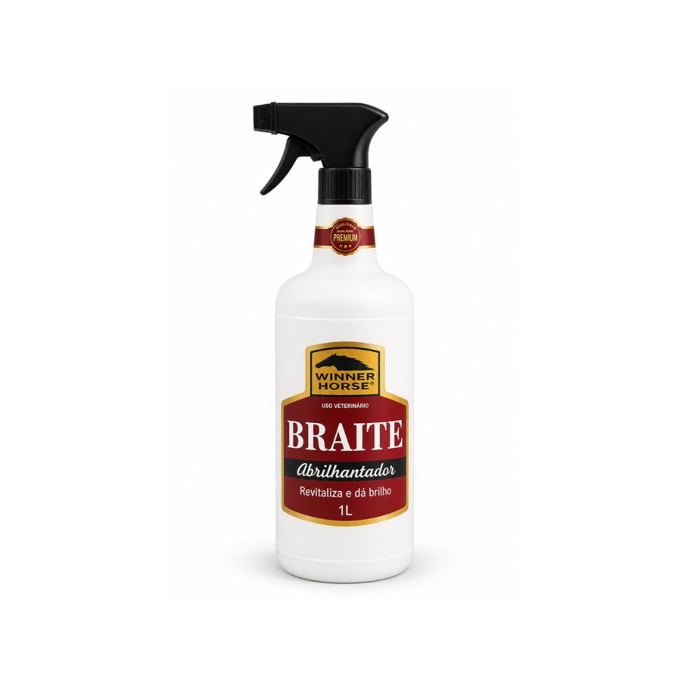 Braite Abrilhantador Winner Horse 1 Litro com aplicador Braite Abrilhantador Winner Horse 1 Litro com aplicador