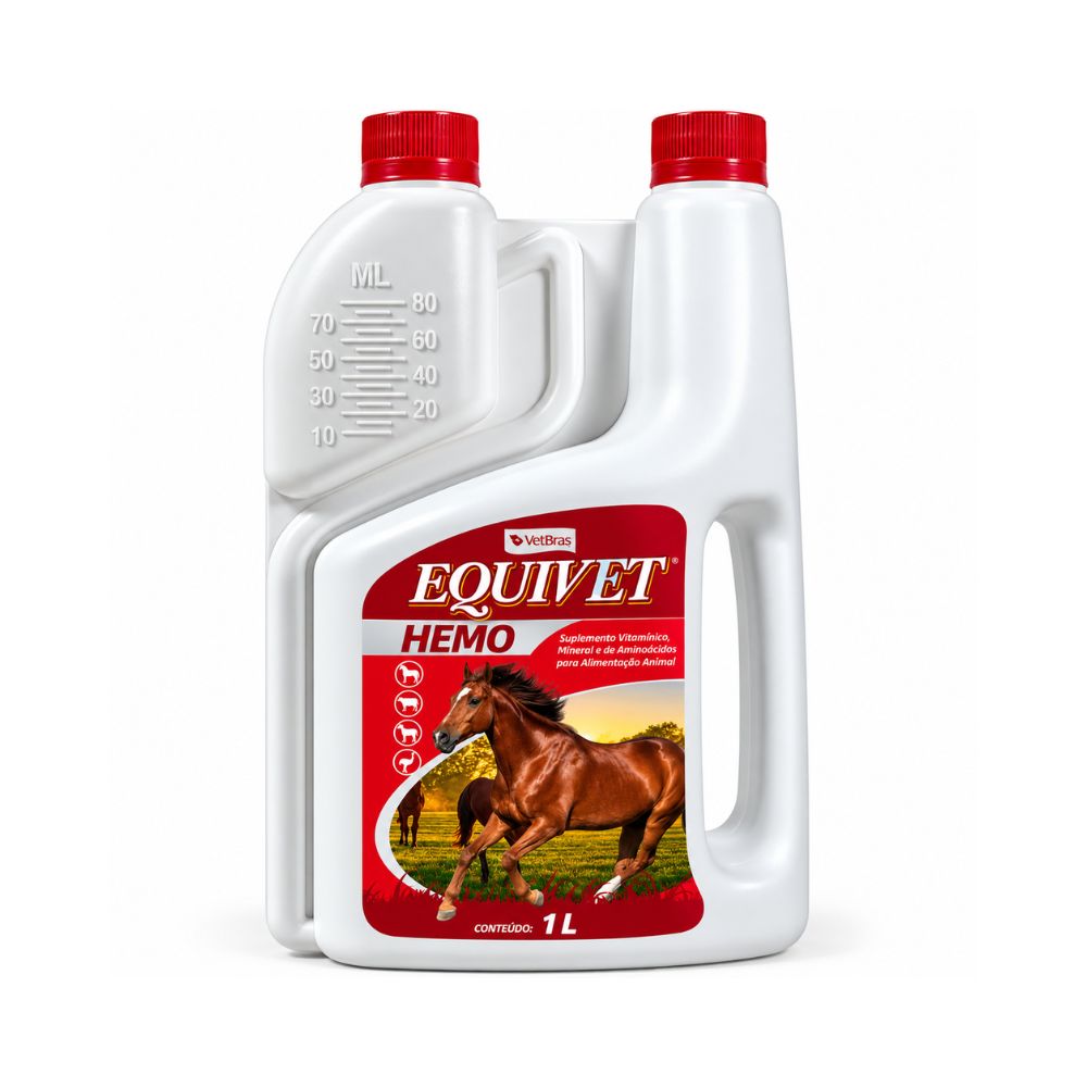 Suplemento para Equinos Equivet Hemo 1L Suplemento para Equinos Equivet Hemo 1L