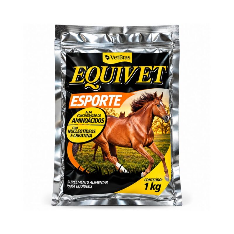 Suplemento para Equinos Equivet Esporte 1Kg Suplemento para Equinos Equivet Esporte 1Kg