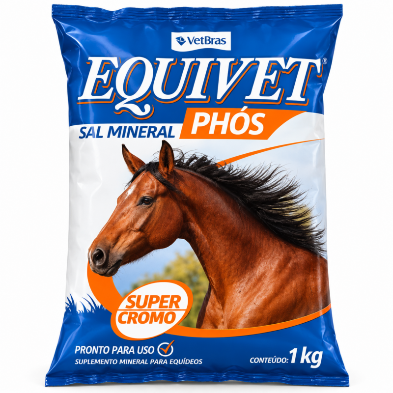 Sal Mineral para Equinos Equivet Phos 1Kg